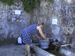 Le robinet du réservoir de la source